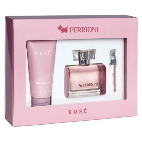 Perfume Ferrioni Rose Set de mujer