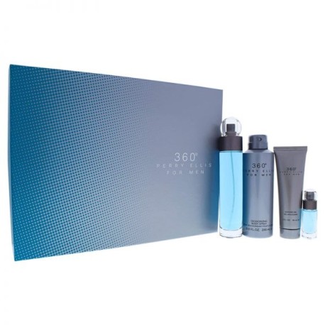 Perfume Perry Ellis 360 Tradicional Set para hombre