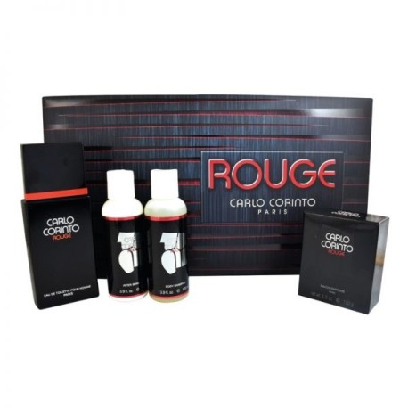 Perfume Carlo Corinto Rouge Set para hombre