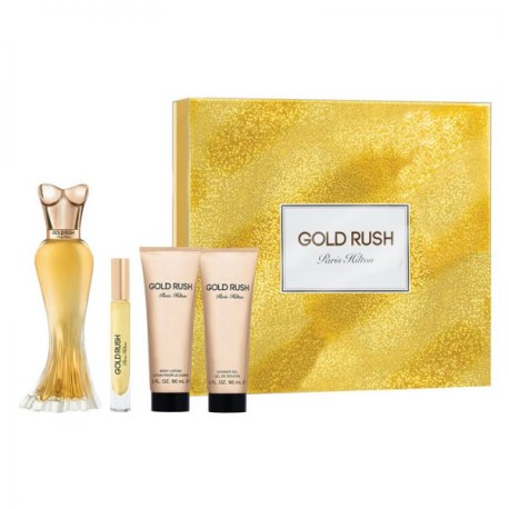 Perfume Paris Hilton Gold Rush Set de mujer